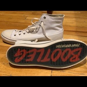 John Varvatos high tops!!! White size 11